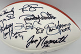 Super Bowl MVP's Autographed White Wilson NFL Football With 16 Signatures Including Joe Namath PSA/DNA #AB10150
