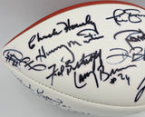 Super Bowl MVP's Autographed White Wilson NFL Football With 16 Signatures Including Joe Namath PSA/DNA #AB10150