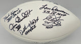 Super Bowl MVP's Autographed White Wilson NFL Football With 16 Signatures Including Joe Namath PSA/DNA #AB10150