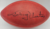 Johnny Unitas Autographed Official NFL Leather Football Baltimore Colts Beckett BAS #A75827