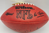 Johnny Unitas Autographed Official NFL Leather Football Baltimore Colts Beckett BAS #A75827