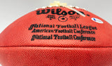 Johnny Unitas Autographed Official NFL Leather Football Baltimore Colts Beckett BAS #A75841