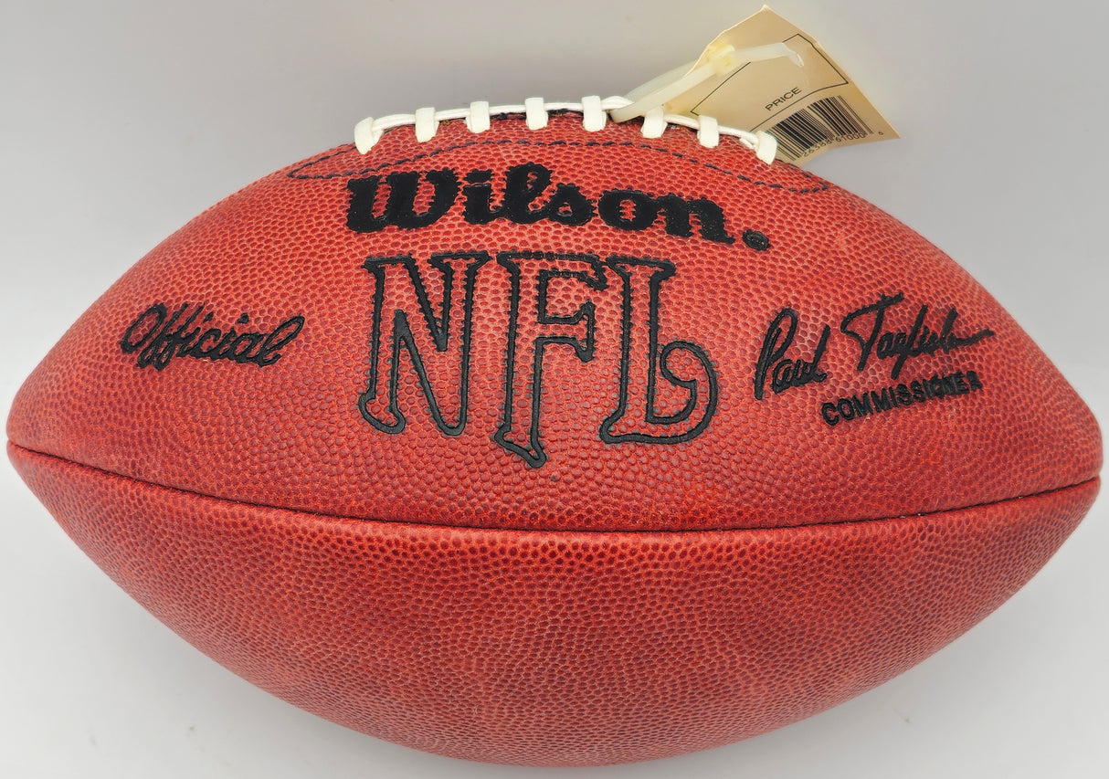 Johnny Unitas Autographed Official NFL Leather Football Baltimore Colts Beckett BAS #A75849