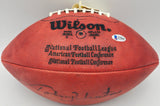 Johnny Unitas Autographed Official NFL Leather Football Baltimore Colts Beckett BAS #A75848