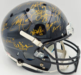 College Football's Best Heisman Winners Autographed Black Shutt Authentic Full Size Helmet With 24 Signatures Including Barry Sanders Steiner Holo #SS149103