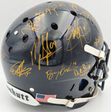 College Football's Best Heisman Winners Autographed Black Shutt Authentic Full Size Helmet With 24 Signatures Including Barry Sanders Steiner Holo #SS149103