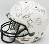 College Football's Best Heisman Winners Autographed White Shutt Authentic Full Size Helmet With 24 Signatures Including Barry Sanders Steiner Holo #SS149806
