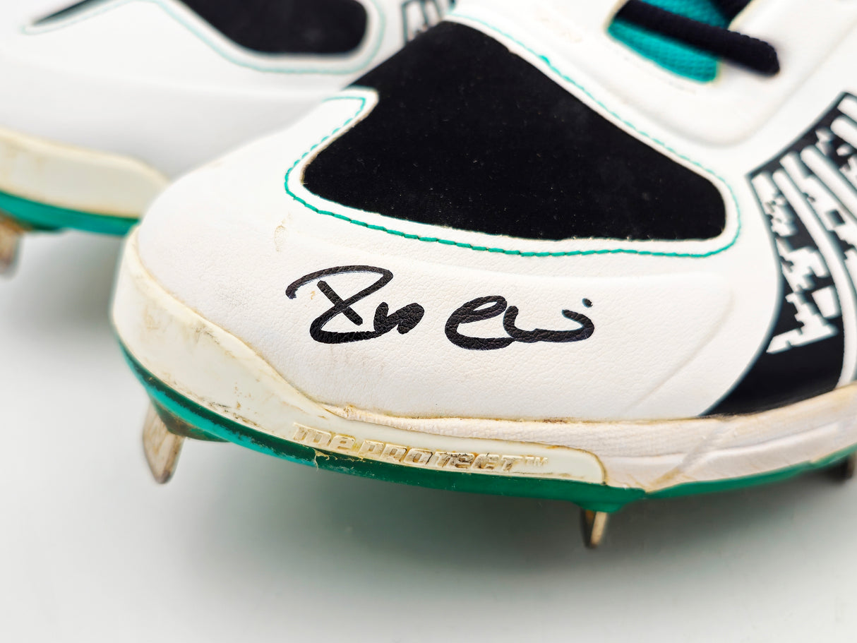 Robinson Cano Autographed Pair of Game Used Teal, White & Black New Balance Revlite Cleats Seattle Mariners PSA/DNA #7A96579 & 7A96580