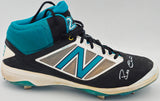 Robinson Cano Autographed Pair of Game Used Black & Teal New Balance Revlite Cleats Seattle Mariners PSA/DNA #7A96543 & 7A96544