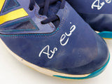 Robinson Cano Autographed Pair of Game Used Blue, Gold & Teal New Balance Revlite Cleats Seattle Mariners PSA/DNA #7A96537 & 7A96538