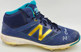 Robinson Cano Autographed Pair of Game Used Blue, Gold & Teal New Balance Revlite Cleats Seattle Mariners PSA/DNA #7A96537 & 7A96538