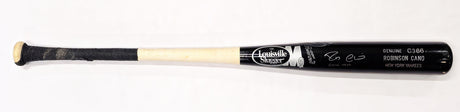 Robinson Cano Autographed Game Used Black Louisville Slugger TPX M9 Baseball Bat New York Yankees "Game Used" PSA/DNA #6A93974