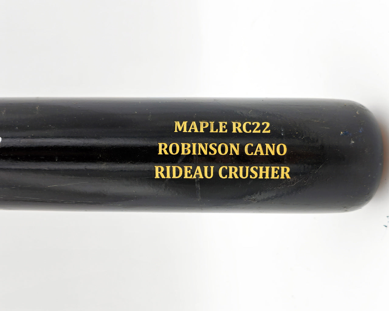 Robinson Cano Autographed Game Used Black SAM Baseball Bat New York Yankees "Game Used" PSA/DNA #6A93898