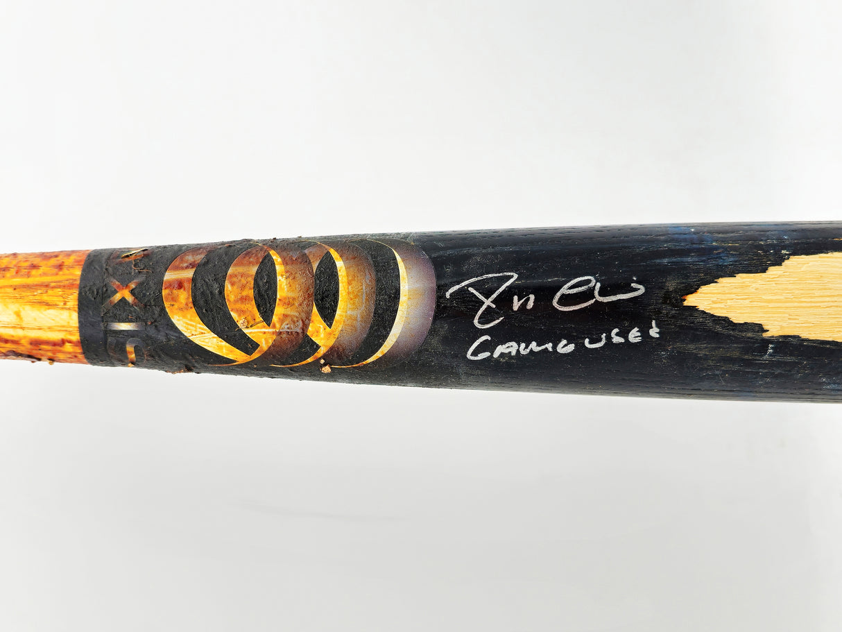 Robinson Cano Autographed Game Used Black Customized Baseball Bat New York Yankees "Game Used" PSA/DNA #7A96472