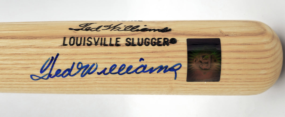 Ted Williams Autographed Blonde Louisville Slugger Player Model Baseball Bat Boston Red Sox Beckett BAS #A53606