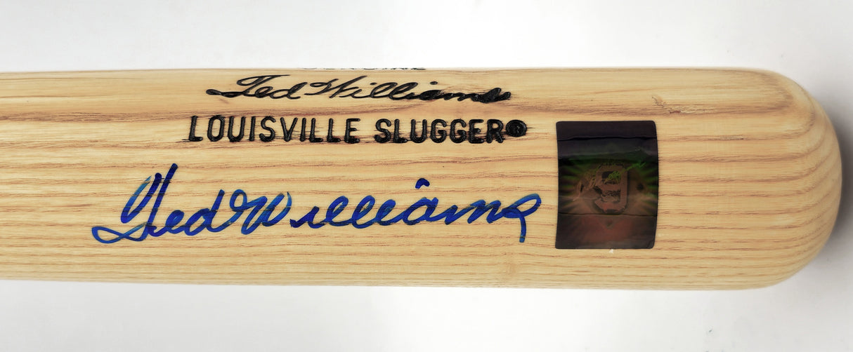 Ted Williams Autographed Blonde Louisville Slugger Player Model Baseball Bat Boston Red Sox Beckett BAS #A53606