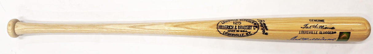 Ted Williams Autographed Blonde Louisville Slugger Player Model Baseball Bat Boston Red Sox Beckett BAS #A53606