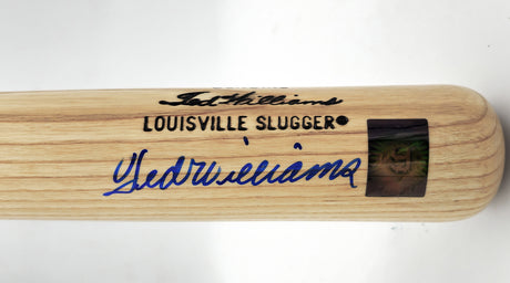 Ted Williams Autographed Blonde Louisville Slugger Player Model Baseball Bat Boston Red Sox Beckett BAS #A53603