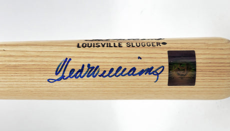 Ted Williams Autographed Blonde Louisville Slugger Player Model Baseball Bat Boston Red Sox Beckett BAS #A53601