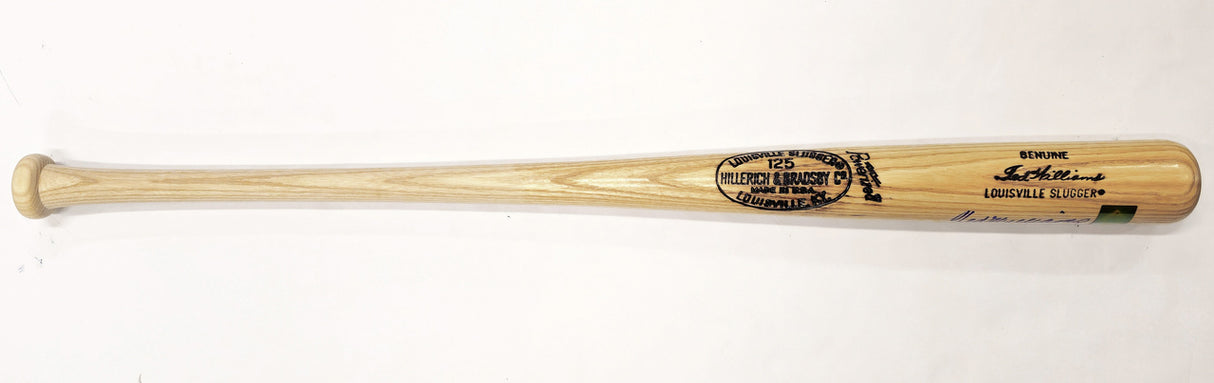 Ted Williams Autographed Blonde Louisville Slugger Player Model Baseball Bat Boston Red Sox Beckett BAS #A53601