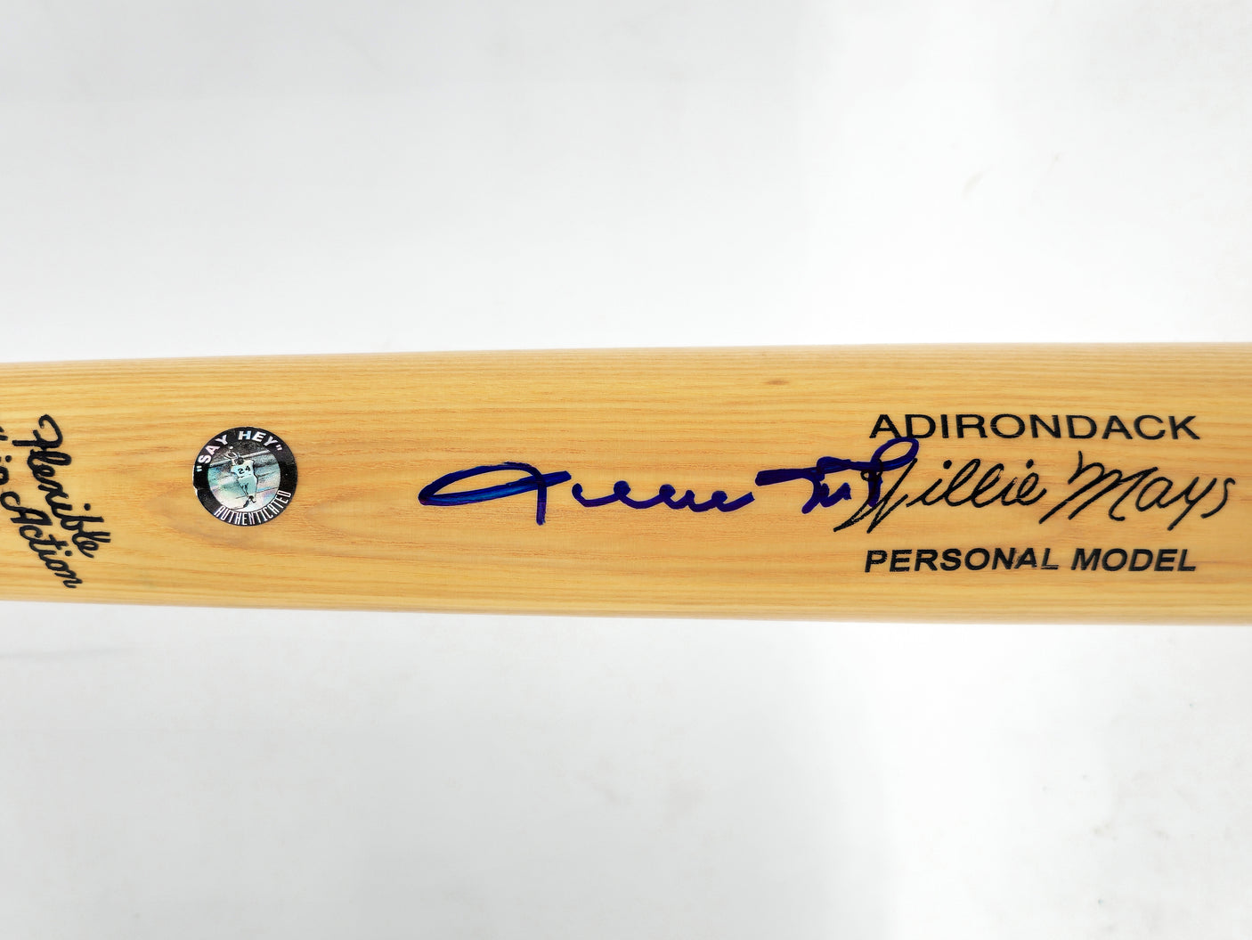 Willie Mays Autographed Blonde Adirondack Player Model Baseball Bat San Francisco Giants PSA/DNA #B74973