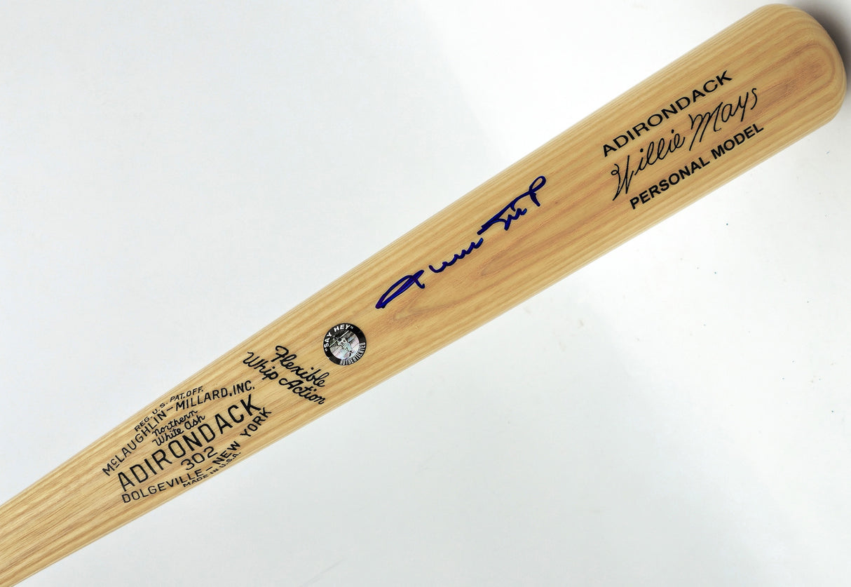 Willie Mays Autographed Blonde Adirondack Player Model Baseball Bat San Francisco Giants PSA/DNA #B74978