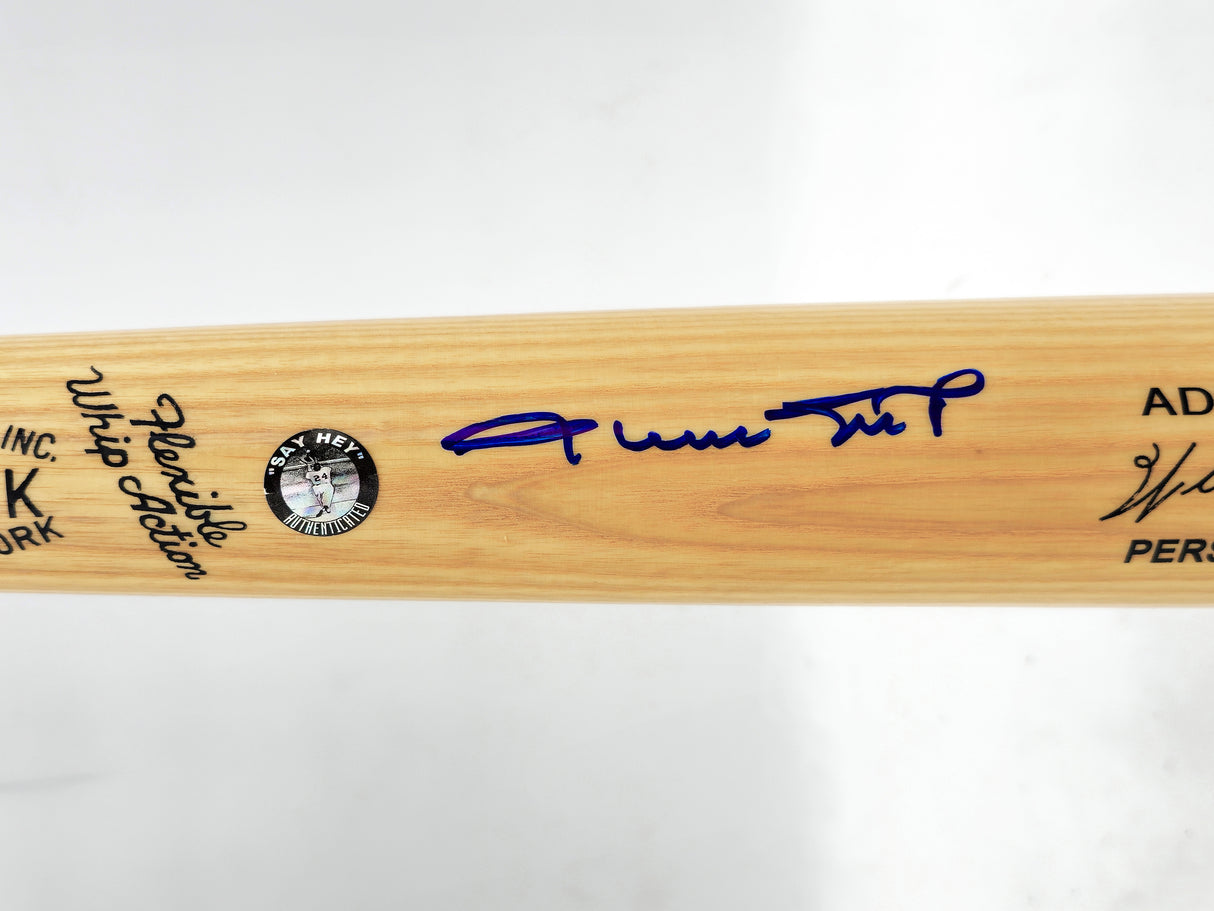 Willie Mays Autographed Blonde Adirondack Player Model Baseball Bat San Francisco Giants PSA/DNA #B74978