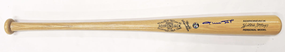 Willie Mays Autographed Blonde Adirondack Player Model Baseball Bat San Francisco Giants PSA/DNA #B74978