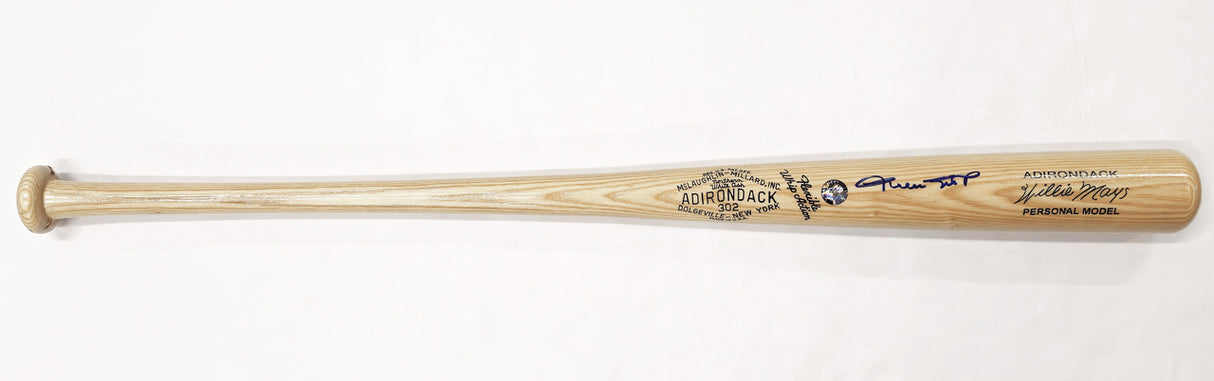 Willie Mays Autographed Blonde Adirondack Player Model Baseball Bat San Francisco Giants PSA/DNA #B74979