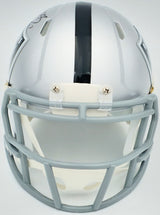 Davante Adams Autographed Las Vegas Raiders Silver Speed Mini Helmet Beckett BAS Witness Stock #224822
