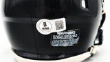Travis Etienne Autographed Jacksonville Jaguars Black Speed Mini Helmet Beckett BAS Witness Stock #225128