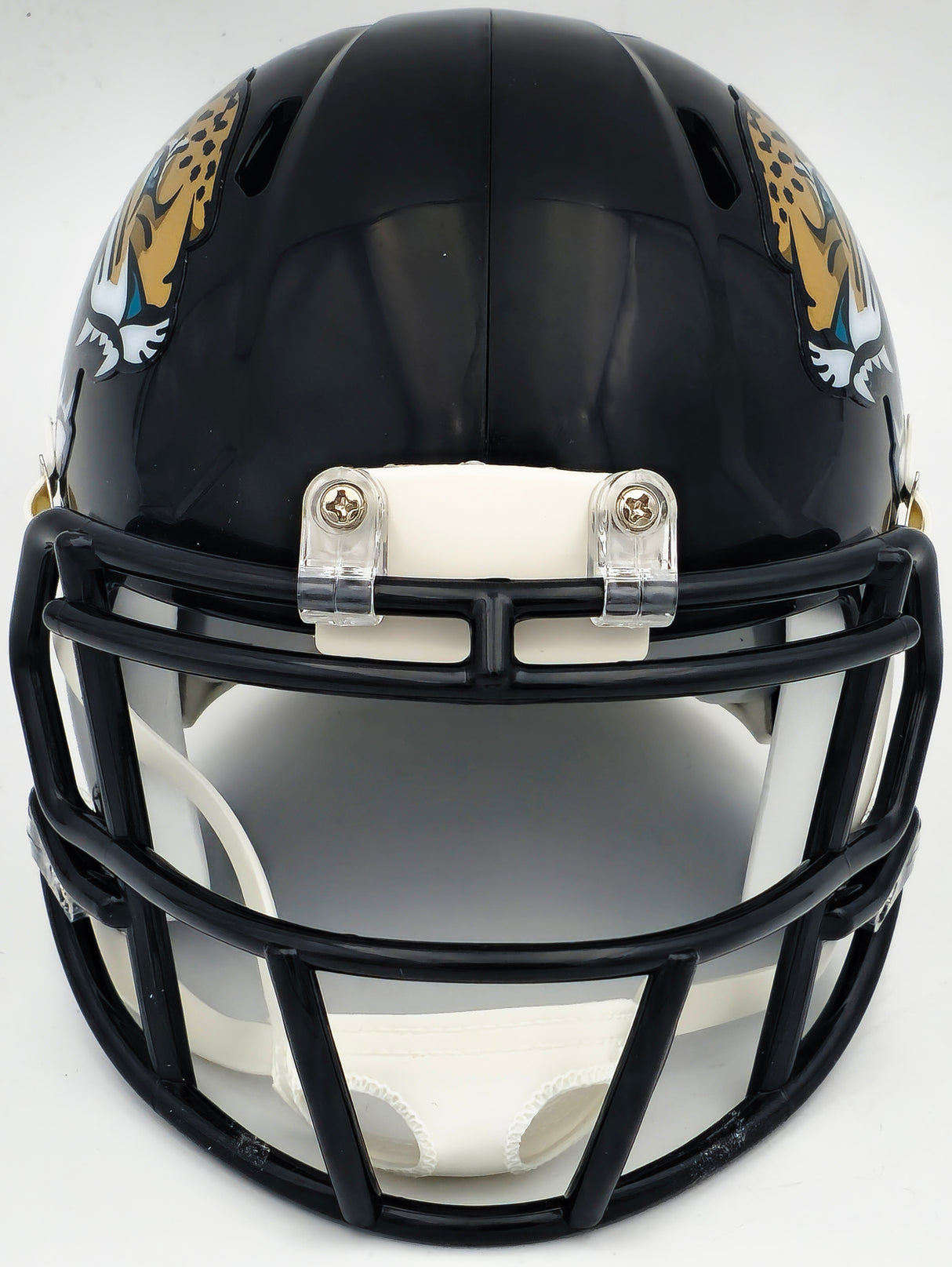 Travis Etienne Autographed Jacksonville Jaguars Black Speed Mini Helmet JSA Stock #224825