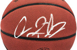 Dennis Rodman Autographed Composite Leather Chicago Bulls Logo Basketball Beckett BAS Witness Stock #224809