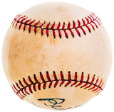 Willie Mays Autographed Official Feeney NL Baseball San Francisco Giants "Best Wishes" Vintage Signature JSA #XX60904