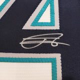 Seattle Mariners Julio Rodriguez Autographed White Nike Jersey Size M Beckett BAS Stock #212095