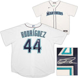 Seattle Mariners Julio Rodriguez Autographed White Nike Jersey Size XL Beckett BAS Stock #212094