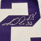 Utah Jazz Karl Malone Autographed White & Purple Authentic Mitchell & Ness Jersey Size XL Beckett BAS Stock #211875