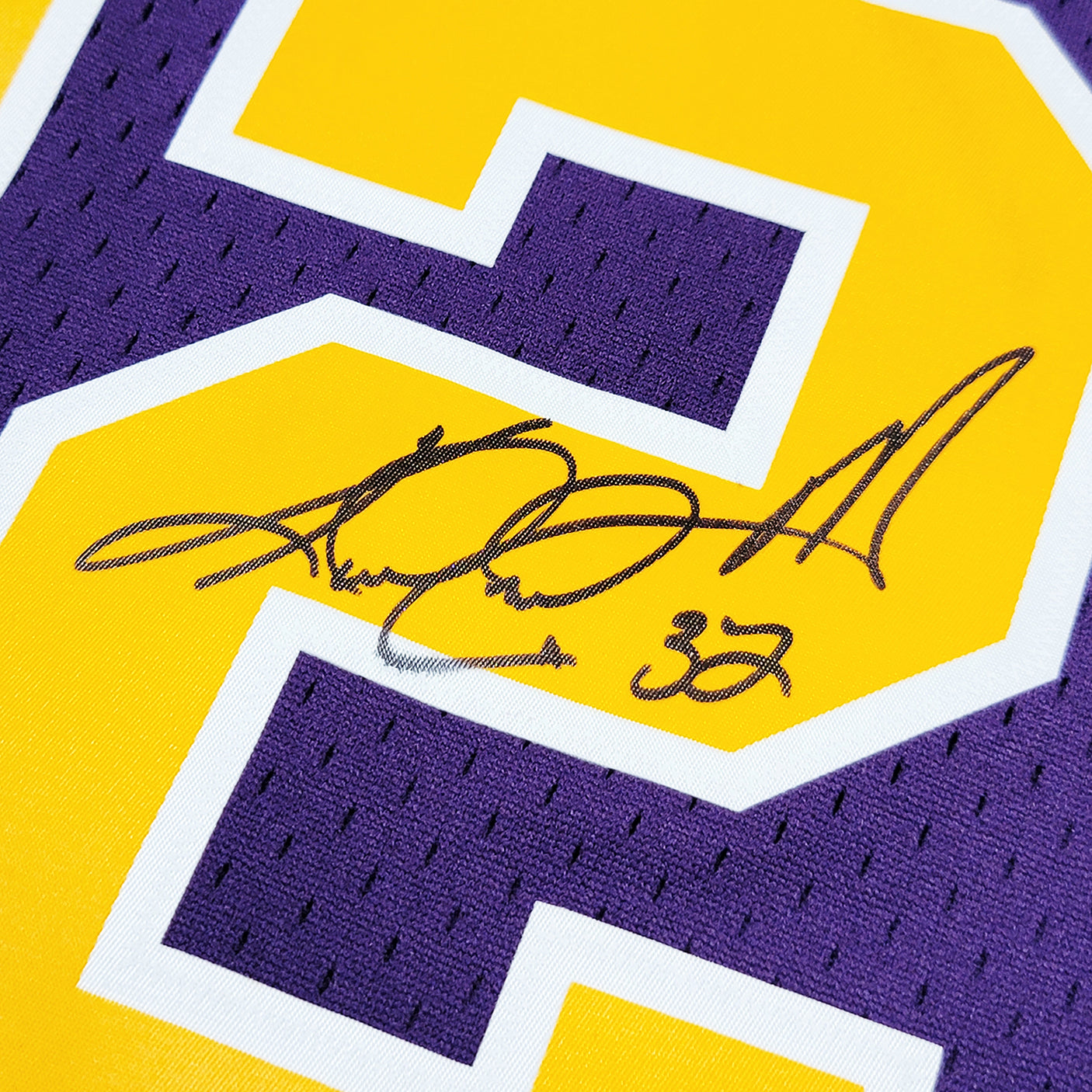 Utah Jazz Karl Malone Autographed Purple Authentic Mitchell & Ness Jersey Size XL Beckett BAS Witness Stock #211881