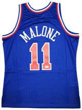 Utah Jazz Karl Malone Autographed Blue Authentic Mitchell & Ness 1992 All Star Game Jersey Size L Beckett BAS Witness Stock #211880