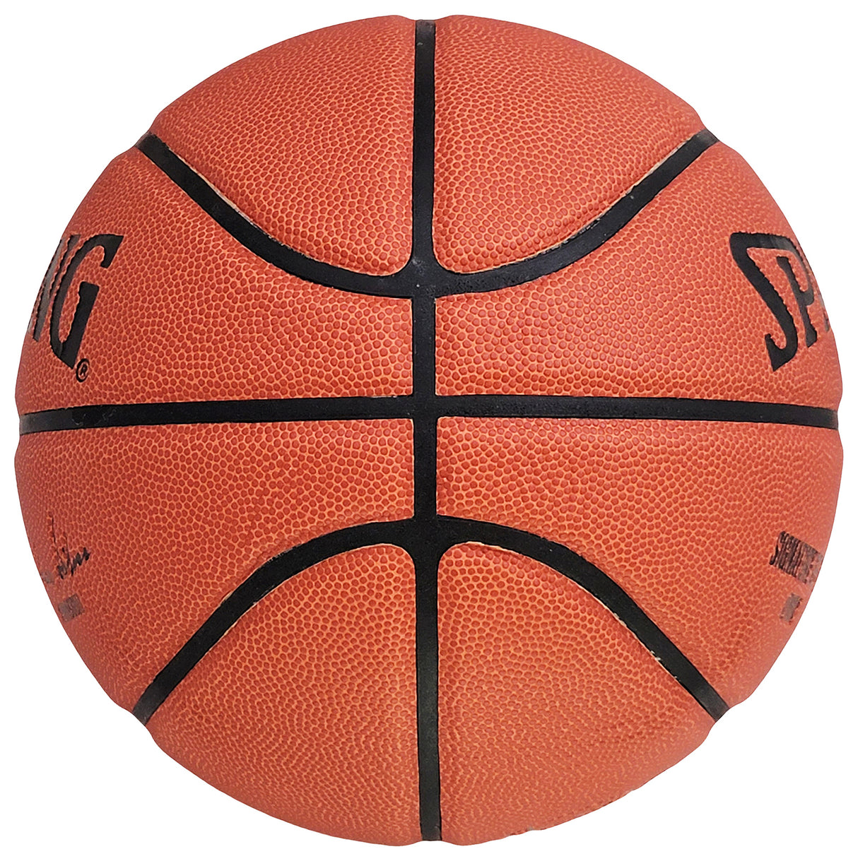 David Robinson Autographed Official Spalding Signature Series Basketball San Antonio Spurs Beckett BAS Witness Stock #211899