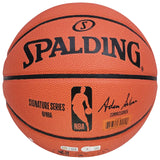 Jordan Poole Autographed Official Spalding Signature Series Basketball Golden State Warriors Beckett BAS Witness Stock #211898