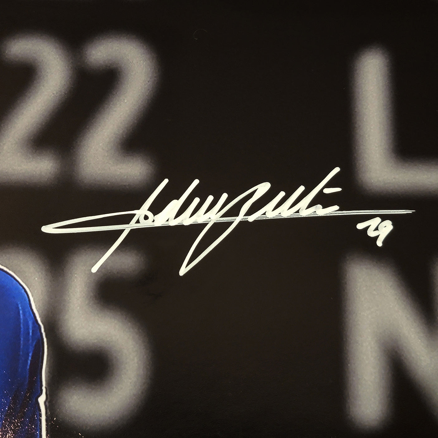 Adrian Beltre Autographed 16x20 Photo Texas Rangers With David Ortiz JSA Stock #211894