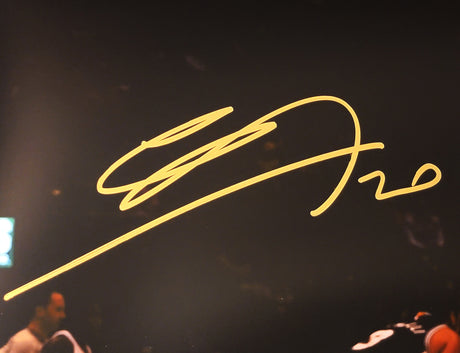 Manu Ginobili Autographed 16x20 Photo San Antonio Spurs Spotlight Signed In Gold Beckett BAS Witness Stock #211901