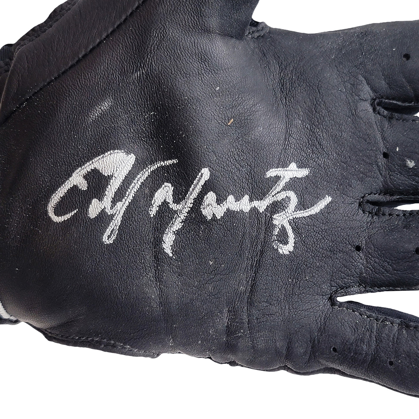 Edgar Martinez Autographed Franklin Diamond Collection Game Used Black Batting Gloves Seattle Mariners With Signed Certificate Stock #211909