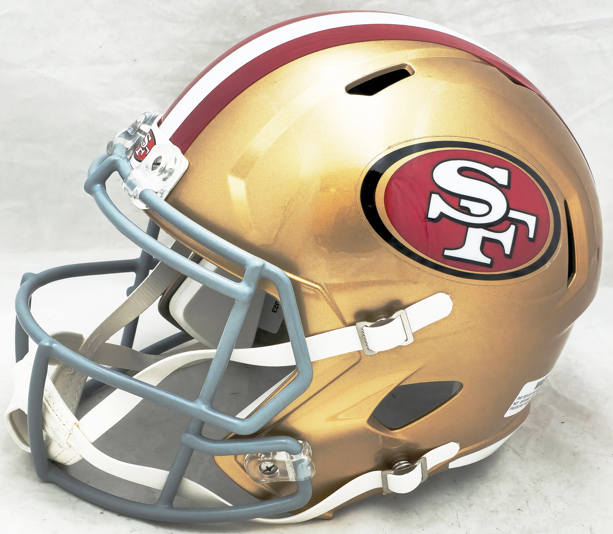 Unsigned San Francisco 49ers Gold Full Size Replica Speed Helmet Stock #224200