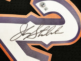 Utah Jazz John Stockton Autographed Black Authentic Mitchell & Ness 1998-99 Hardwood Classic Swingman Jersey Size L Beckett BAS Witness Stock #224356