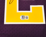 Utah Jazz John Stockton Autographed Purple Authentic Mitchell & Ness 1991-92 Hardwood Classic Swingman Jersey Size L Beckett BAS Witness Stock #224354