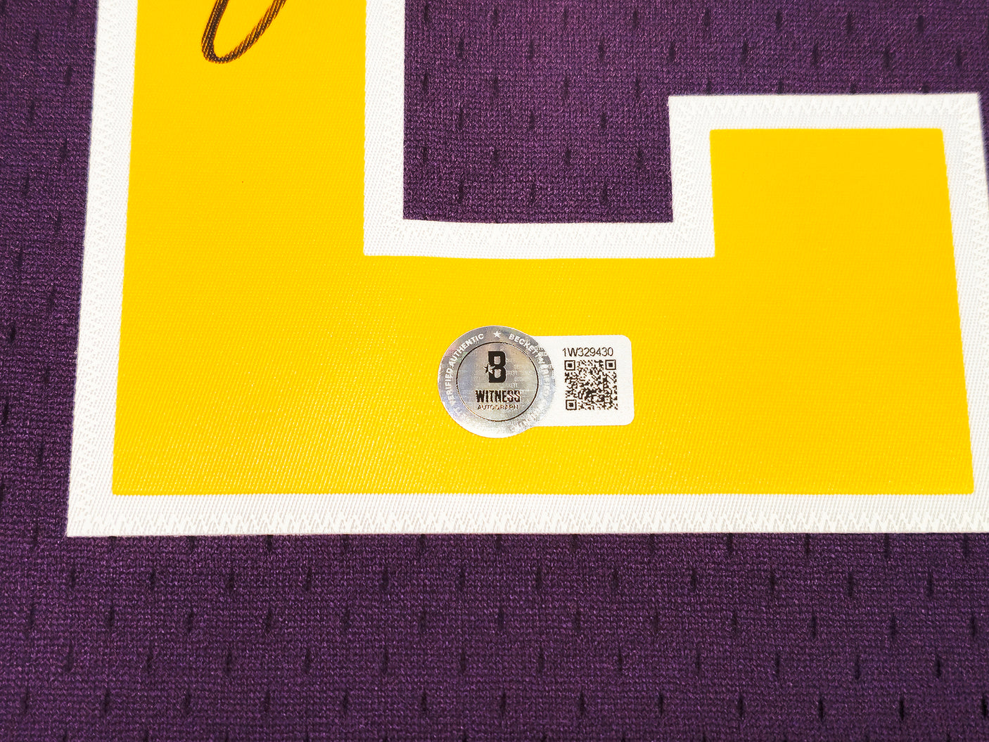 Utah Jazz John Stockton Autographed Purple Authentic Mitchell & Ness 1991-92 Hardwood Classic Swingman Jersey Size XL Beckett BAS Witness Stock #224355