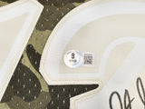 Utah Jazz John Stockton Autographed Green Authentic Mitchell & Ness 1998-99 Hardwood Classic Swingman Ghost Camo Jersey Size L Beckett BAS Witness Stock #224348