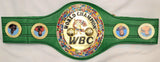 Mike Tyson Autographed World Champion WBC Belt (Smudged) Beckett BAS Witness #WX99774